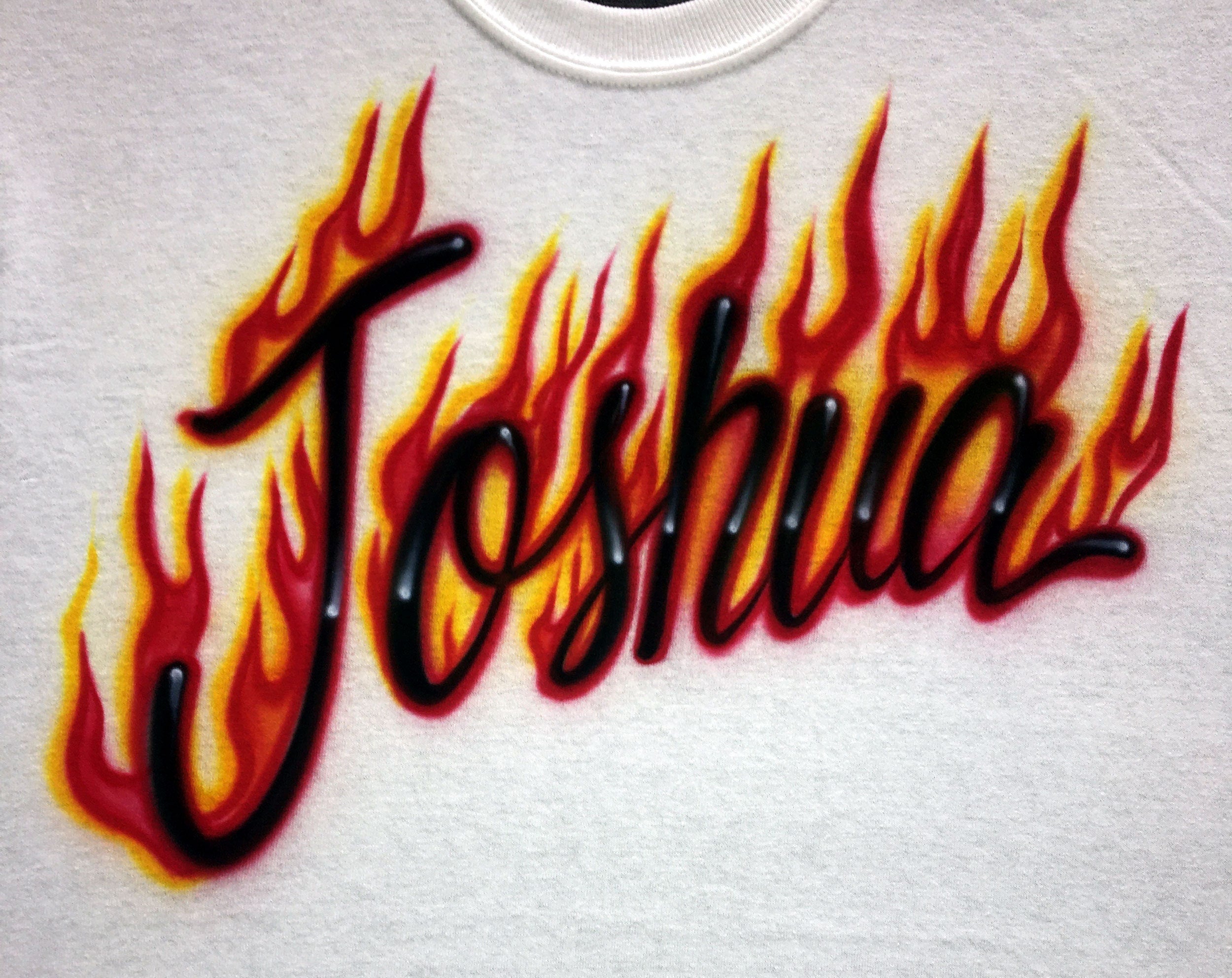 T shirt online flammes